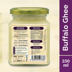 V-RICH Buffalo Ghee  | Pure Desi Ghee from Buffalo Milk | Traditional Method | No Preservatives or Additives | Pure & Organic Ghee for Boosts Immunity, Rich in Antioxidants, Supports Bone Health | Glass Jar