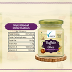 V-RICH Buffalo Ghee  | Pure Desi Ghee from Buffalo Milk | Traditional Method | No Preservatives or Additives | Pure & Organic Ghee for Boosts Immunity, Rich in Antioxidants, Supports Bone Health | Glass Jar