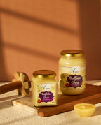 V-RICH Buffalo Ghee  | Pure Desi Ghee from Buffalo Milk | Traditional Method | No Preservatives or Additives | Pure & Organic Ghee for Boosts Immunity, Rich in Antioxidants, Supports Bone Health | Glass Jar